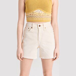 Madewell The Perfect Vintage Mid-Length Jean Short in Vintage Canvas